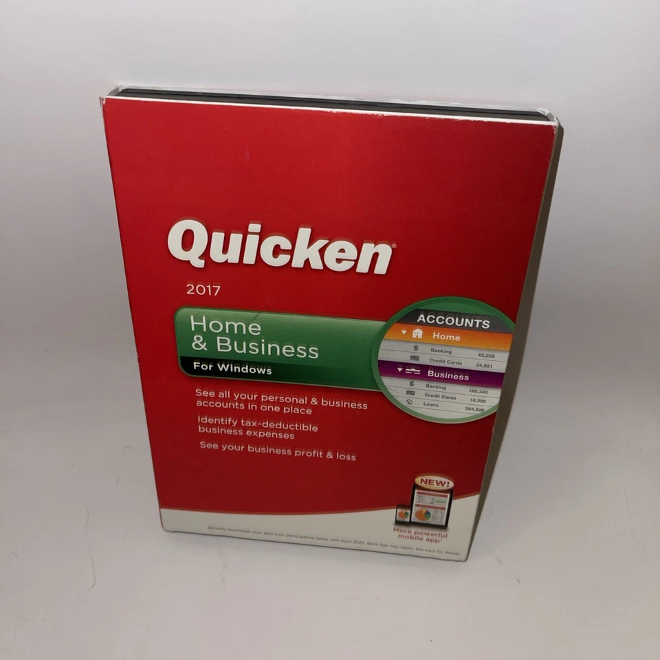 Quicken 2017 Home & Business For Windows Vista SP2, Windows 10, 7, 8, 8.1 - Image 1 of 4