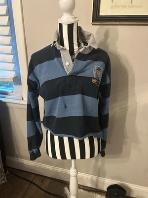 Furst Of A Kind Striped rugby Distressed Shirt One Size - Image 1 of 4