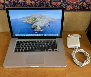 Apple Macbook Pro A1286 15" Mid 2012 i7 2.6GHz 750GB HDD nVIDIA 8GB CATALINA - Imagen 1 de 14