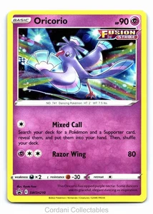 Oricorio SWSH210 - SWSH Black Star Promo - Tarjeta Pokémon - Casi Como Nueva - Imagen 1 de 2