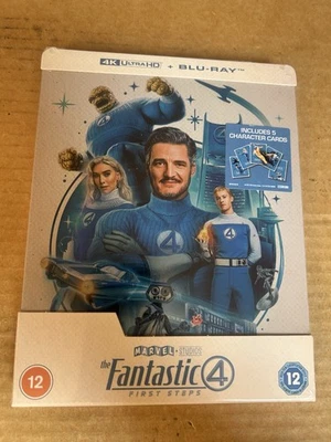 The Fantastic Four: First Steps Limited Ed 4K UHD Steelbook NEW & SEALED Marvel - Image 1 of 4