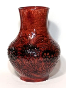 Rare William Moorcroft Flambe Cornflower Vase - Picture 1 of 11
