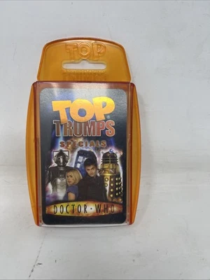 TOP TRUMPS SPECIALS - DOCTOR WHO CARDS SET WINNING MOVES B1 - Image 1 of 4