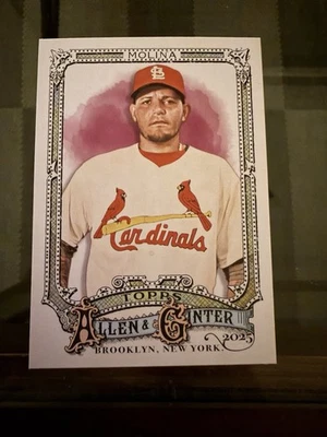 2025 Topps Allen & Ginter #51 Yadier Molina St. Louis Cardinals - Image 1 of 2