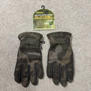 Cabela's Outfitter's Series Wool Dry-Plus Insulated Camo Gloves Large - Picture 1 of 3