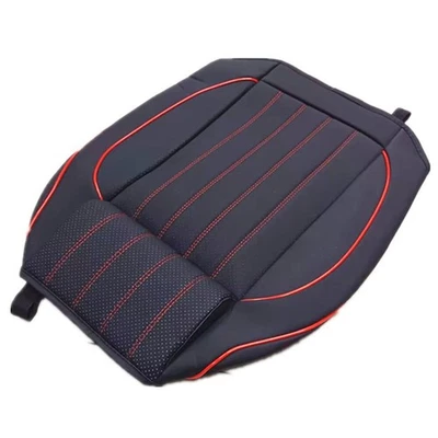 Car Front Seat Cover PU Leather Breathable Chair Cushion Interior Accessories — 第 1/4 张图片