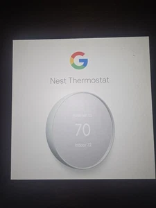 Google G4CVZ Nest Smart Programmable Wi-fi Thermostat - White - Picture 1 of 3