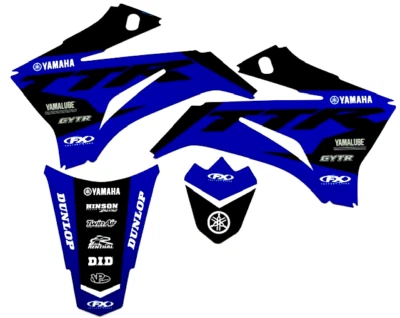 Guardabarros gráficos Effex SR1 de fábrica Yamaha TTR110 TTR 110 E 2008-2025 NUEVO Foto 1 de 3