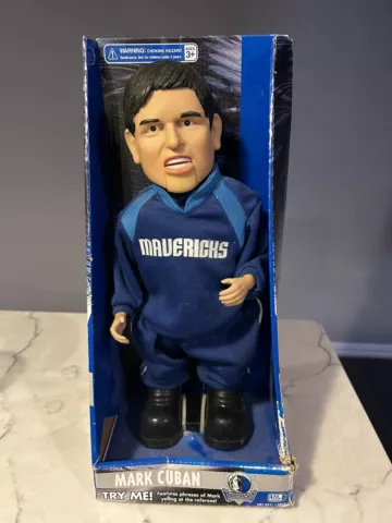 Dallas Mavericks Mark Cuban Talking 13.5" Action Figure Doll By Gemmy Cover