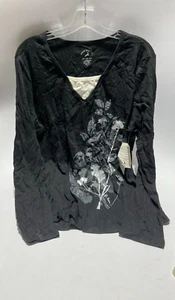 Blusa para mujer White Stag blanca negra floral talla XXL 20 - Imagen 1 de 3