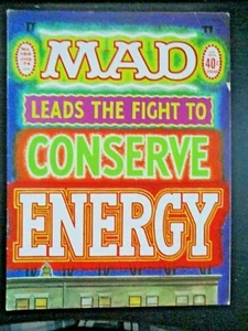 MAD #168, COMIC/MAG., RARE 1974 ISSUE, VG/FN, LEADS THE FIGHT TO CONSERVE ENERGY - Picture 1 of 3
