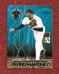 Pacific Vanguard 2000 verde alto voltaje #9 Pedro Martinez #RD 73/99 rojo Sox Hof - Imagen 1 de 1