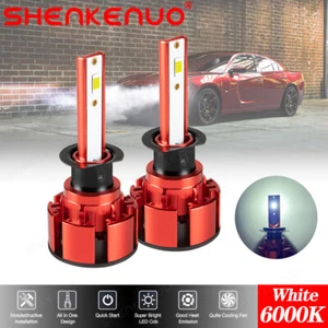 H1 6000K White LED Headlight Bulb Conversion Kit Low Beam Replace Halogen SKN - Bild 1 von 13