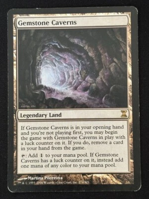 1x MTG Gemstone Caverns - Time Spiral (TSP) #274 - Magic the Gathering - Image 1 of 2