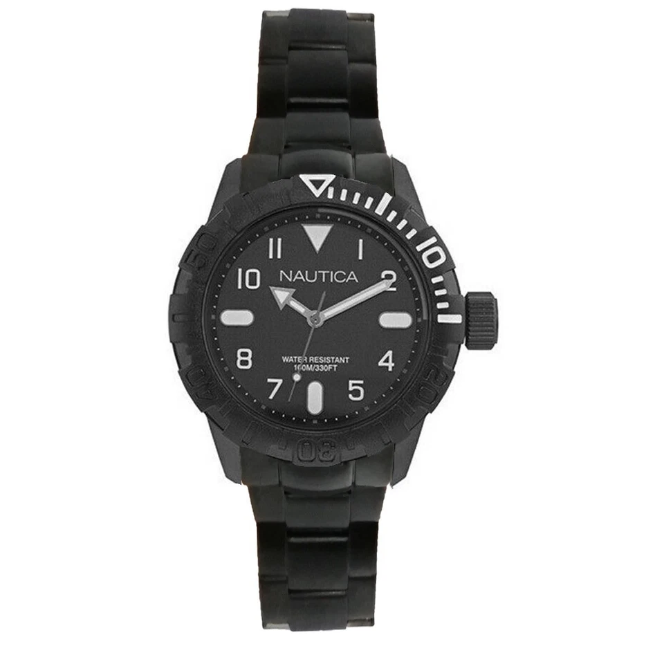 Mens Wristwatch NAUTICA NAR10081G Stainless Steel Black Sub 50mt - image 1 of 1