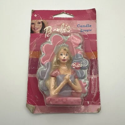 Vela Barbie Mattel Rosa Nueva Púrpura Nueva en Caja Vintage Cumpleaños Foto 1 de 4