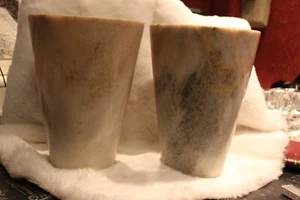 2 Gunther Lambert Marmor Gefäße Blumentopf Vase - Bild 1 von 2