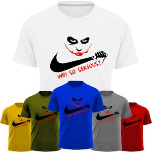 Funny Joker Horror Men Short Sleeve T-Shirt Graphic Halloween Gift USA Tee S-3XL - Picture 1 of 11