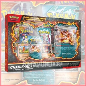Pokemon TCG: Charizard ex Special Collection 5 Packs + Promos - Bild 1 von 2