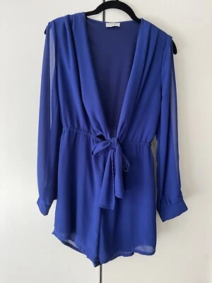 Mameluco Tobi Manga Larga Azul Hombro Frío Pequeño Foto 1 de 4