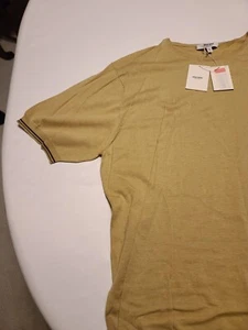 Nuevo con etiquetas Suéter Murano Collezione Dorado Para Hombre Talla XL Manga Corta  - Imagen 1 de 11