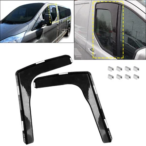 2-tlg Windabweiser für Ford Tourneo Custom V362 Bus F3 Regenabweiser Schwarz - Bild 1 von 12
