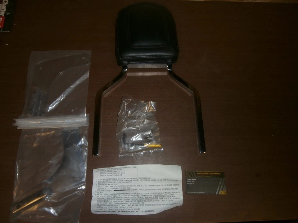 95 96 97 98 Honda VT 1100 ACE 97 SPIRIT 89-96 SHADOW 98 TOURER MC Respaldo Sissy Foto 1 de 4