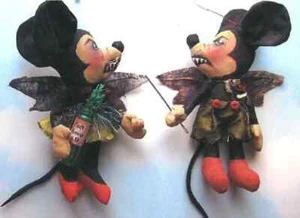 Cloth Folk Art Doll Pattern "Bad Fairies" by Susan Barmore - Picture 1 of 1