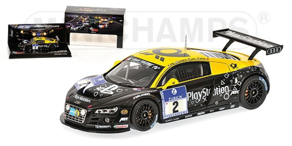 Minichamps 437101902 AUDI R8 LMS ABT COLLARD LUHR 24H NURBURGRING 2010 1:43 - Image 1 of 1