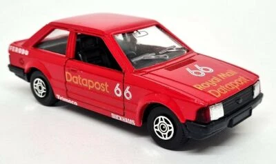 Corgi 1/36 - Ford Escort MK3 Datapost Race Car #66 Vintage Model Toy Car - Boxed - Image 1 of 4