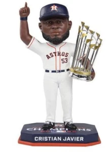 Cristian Javier (Houston Astros) 2022 World Series Champ Bobblehead by FOCO - Imagen 1 de 1