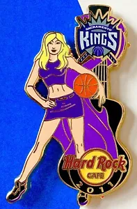 2011 HARD ROCK CAFE SACRAMENTO KINGS SEXY NBA CHEER GIRL SERIES LE PIN - Picture 1 of 1