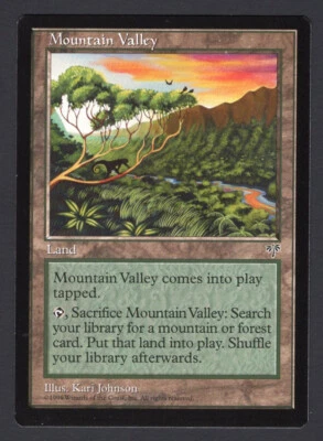MTG Magic: The Gathering - Mirage - Mountain Valley - Near Mint Unplayed - Image 1 of 2
