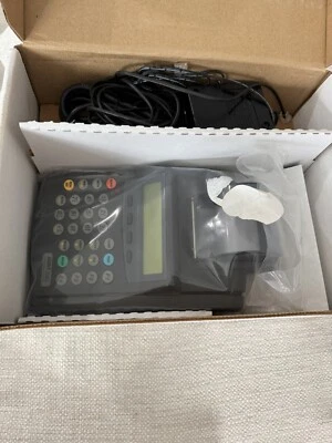 Máquina de tarjetas de crédito terminal de pago con tarjeta NURIT 2085 Foto 1 de 2