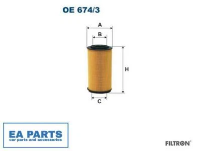 Oil Filter for HYUNDAI KIA FILTRON OE 674/3 - Image 1 of 3