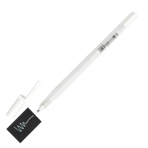 37819 Sakura Gelly Roll Classic 08 Gel Pen, Medium Point, White, Box of 12 - Picture 1 of 1