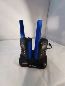 Gocom Walkie Talkie 2er-Set Sprechfunkgerät Handfunkgerät 16 Kanäle Akku Station - Zdjęcie 1 z 8