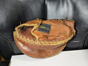Vintage Nokona Catchers Mitt CM250 Field Rite Pocket Professional Model Pro Line - Picture 1 of 8