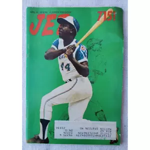 April 25 1974 JET Magazine Hank Aaron Baseball Breaking The Color Barrier Sports - Foto 1 di 4