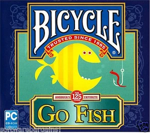 BICYCLE GO FISH BRAND NEW SOFTWARE.FUN FOR ALL AGES! SHIPS FAST and SHIPS FREE! - Picture 1 of 2