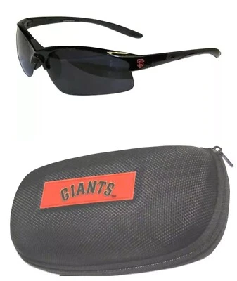 Óculos de sol San Francisco Giants lâmina com estojo rígido (bola de beisebol MLB) - Imagem 1 de 4