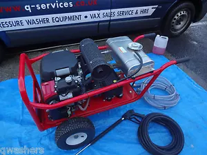 PRESSURE WASHER JETWASH HONDA ELECTRIC START GX630 HP20.8PETROL 30LTRS @ 200BAR - Picture 1 of 12