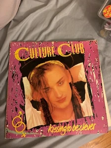 Culture Club Kissing To Be Clever LP 1982 Epic Boy George Vinyl Record - Picture 1 of 2