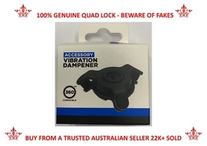 100% GENUINE QUAD LOCK MOTORCYCLE ANTI VIBRATION DAMPENER MOUNT HOLDER QUADLOCK - Photo 1 sur 3