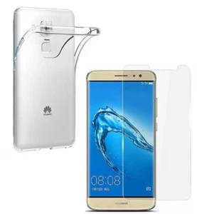 For HUAWEI NOVA PLUS CLEAR CASE + TEMPERED GLASS SCREEN PROTECTOR SHOCKPROOF + - Picture 1 of 12