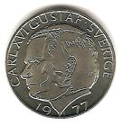 1977 SWEDEN COIN 1 KRONA - UNC *