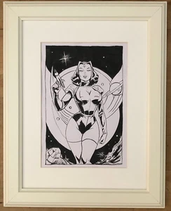 "Original Tintenzeichnung ""This Zap Will Finish You Off Big Boy" - Bild 1 von 2