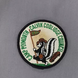 Camp Plymouth Calvin Coolidge Council BSA Boy Scout patch 3 - Foto 1 di 2