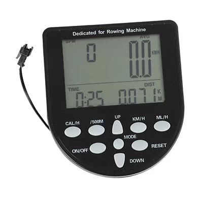 Rowing Machine Counter Easy to Install Lightweight Universal Speedometer for - Image 1 of 4