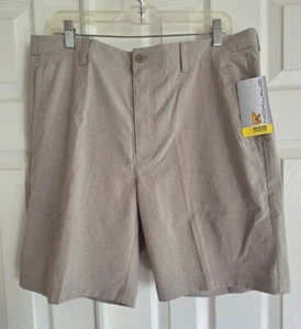 NICKLAUS Eco Choice Uomo 36 Pantaloncini Kaki/Taupe TESSUTO ELASTICIZZATO TRASPIRANTE N - Foto 1 di 7